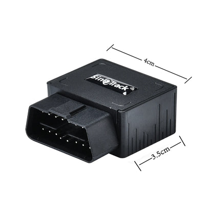 Mini traceur GPS 4G ST-902L avec batterie intégrée, interface OBD II 16 broches pour véhicule avec logiciel de suivi en ligne