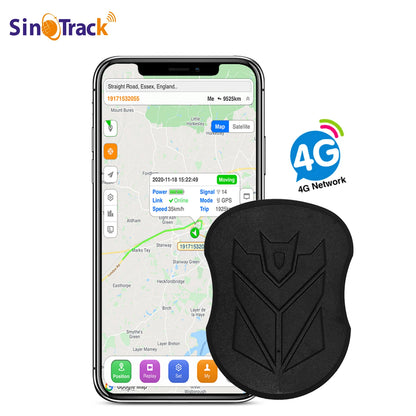 SinoTrack 4G 5000/10000 mAh ST-905/ST-915 Tracker de véhicule GPS étanche Aimant Batterie longue durée en veille Position en temps réel APP