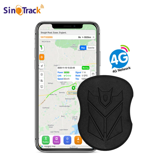 SinoTrack 4G 5000/10000 mAh ST-905/ST-915 Impermeabil GPS Tracker Vehicule Magnet Baterie de așteptare lungă Poziție în timp real APP