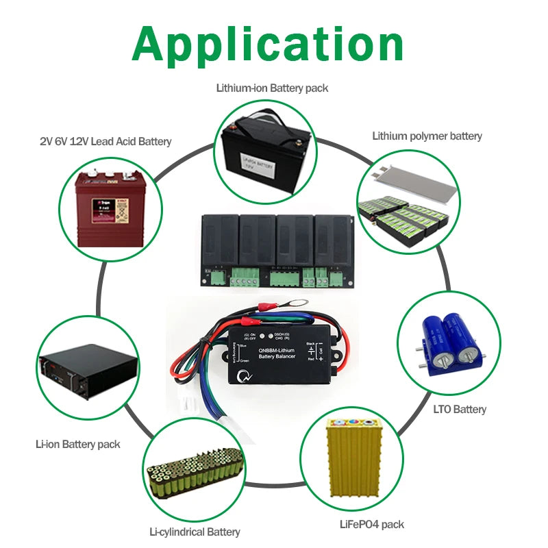 Poland 4S12V Lithium Battery Equalizer Active Battery Balancer BMS for LiFePO4 LTO LiNCM 18650 Solar Power EV RV Car Boat