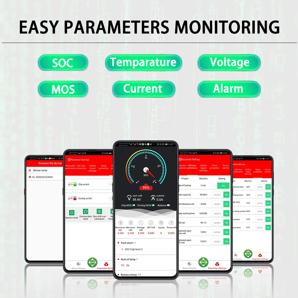 Lifepo4 BMS Poland Stock DALY 4S 12V BMS Smart Lifepo4 Battery 200A 250A With Balance Bluetooth Uart For Solar