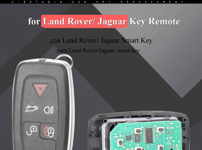 jingyuqin 315Mhz / 433Mhz 5Buttons Remote key Fob For Land Rover LR4 Range Rover Evoque Sport KOBJTF10A Control Key