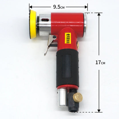 Mini șlefuitor cu aer Slefuitor pneumatic Slefuitor orbital de 90 de grade Instrument alimentat cu aer cu tampon de 2"3" inch