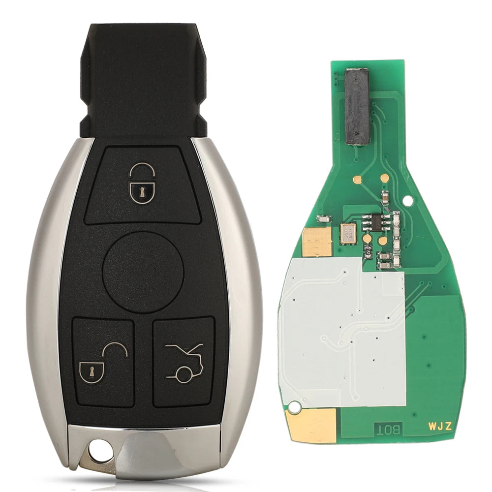 jingyuqin BGA Style 2/3/4 Buttons Remote Smart Car Key 315Mhz / 433MHz for MB Mercedes BENZ C E S 2Supports Original NEC BGA Fob