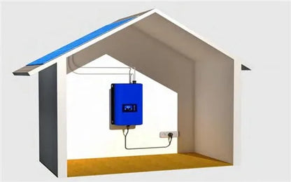 Onduleur solaire MPPT 2KW avec limiteur 45-90VDC à AC 220-240V Fonctionne pour panneau solaire ou batterie