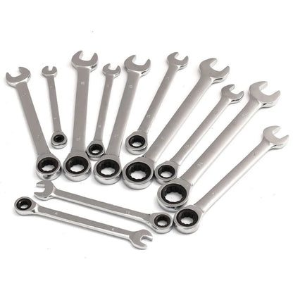 1 Piece  Ratchet Combination Wrench Spanner and Ring Gear Hand Tools Socket Torque Knife Nut Tools A Set of Key