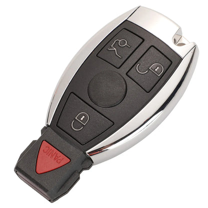 jingyuqin 2/3/4 B Keyless Entry Remote Car Key For Mercedes Benz Year 2000+ Supports Original NEC and BGA With Sticker