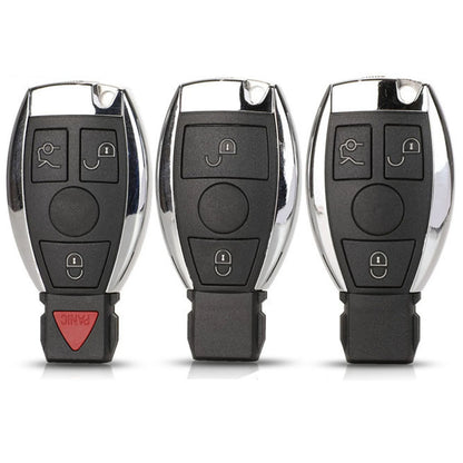 jingyuqin 2/3/4 B Keyless Entry Remote Car Key For Mercedes Benz Year 2000+ Supports Original NEC and BGA With Sticker