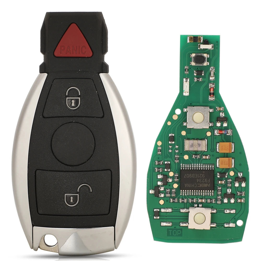 jingyuqin BGA Style 2/3/4 Buttons Remote Smart Car Key 315Mhz / 433MHz for MB Mercedes BENZ C E S 2Supports Original NEC BGA Fob