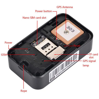 2025 Nouveau G03 Mini Antivol Suivi en temps réel Enregistreur vocal Wifi GPS Tracker Locator