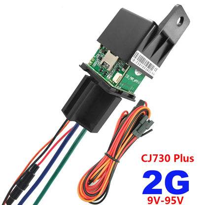 CJ730 Plus Relais GPS Tracker Voiture Camion Électrique Moto Coupure D'huile 4G Localisateur ACC Remorqué Appel Alarme Protection De Sécurité