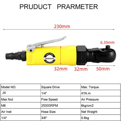 Pneumatic Air Ratchet Wrench Adjust Torque Spanner Wrenchs lever Square Drive Straight Shank Professional Tool 1/2" 3/8" 1/4"