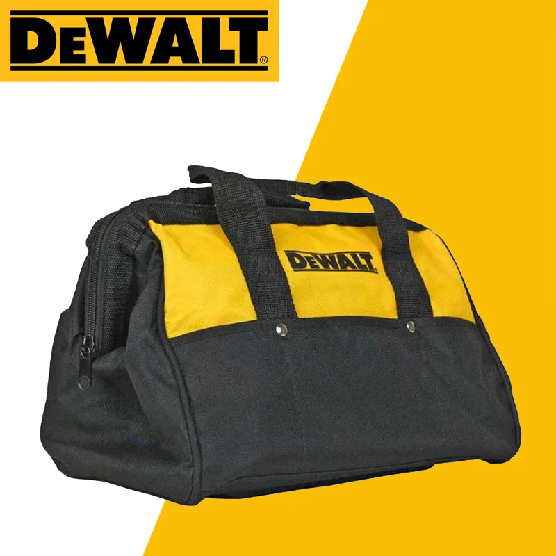 DEWALT 13" Mini Geantă de scule pentru antreprenori pentru sarcini grele Geanta pentru scule electrice din pânză din nailon Trusă de instrumente originală 34*23*20cm