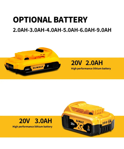 Genuine Dewalt battery, power tool battery, DCB200MAX, DCB606, DCB205, DCB206, DCB209, DCB182, 20V, 60V, 5000mAh