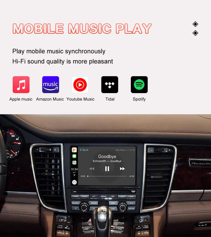 Wireless CarPlay pentru Porsche Macan Cayman Cayenne Panamera Android Auto Mirror Link Funcția de accesorii AirPlay