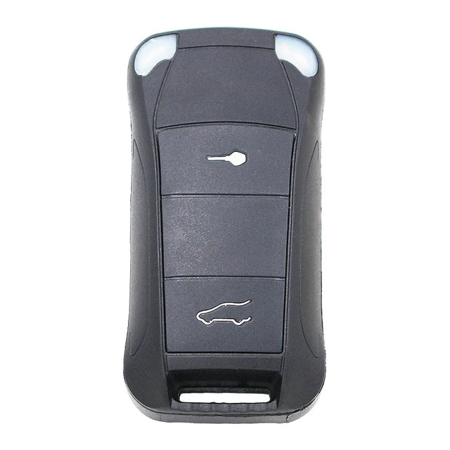 XNRKEY 2/4/3+1 boutons Flip Remote Key Shell Fob pour Porsche Cayenne 2003+ lame HU66 non coupée étui de clé de voiture à distance pliable