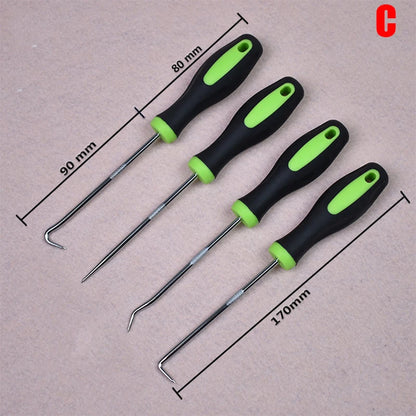 4Pcs/Set Car Long Pick and Hook Gasket Puller Repair Tools Tools Removing Car Oil Seal O-Ring Seal Auto Disassembly Accessories