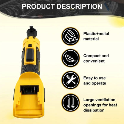 Clé à cliquet électrique 220 N.M Visseuse sans fil 3/8 pouces Vis de retrait d'impact Écrou Outils électriques pour batterie Dewalt 18 V 20 V