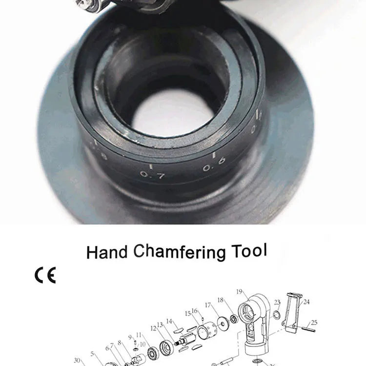 Professional Mini Pneumatic Air Chamfering Machine Wholesale Pneumatic Chamfer For Metal Steel Aluminum PVC Wood