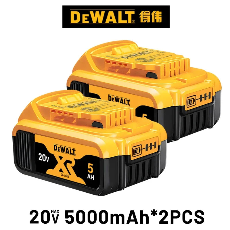 High Rate 100% Genuine Dewalt 20V Battery, 2AH 5AH 6AH 9AH Rechargeable Lithium Ion Battery, Dewalt DCB200 Power Tool Battery