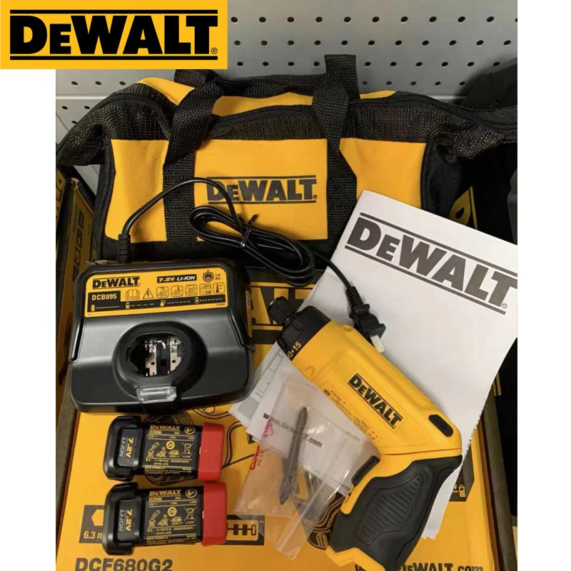 DEWALT DCF680G2 Șurubelniță fără fir 8V MAX* Set de șurubelnițe giroscopice Mâner Unelte electrice cu impact fără fir reîncărcabile