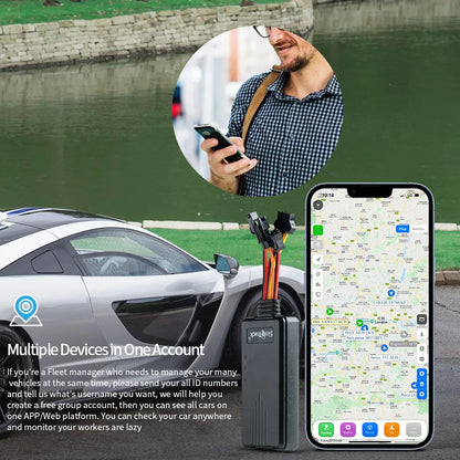 SinoTrack 4G GPS Tracker ST-906L For Car Motorcycle Vehicle Tracking Device With Cut Off Oil Power & Online Tracking Software