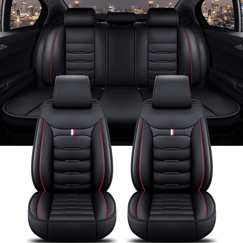 Universal Car Seat Cover for NISSAN Qashqai Juke Leaf Armada Altima Cube Dualis Tiida Bluebird Auto Accessories Interior