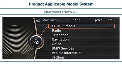 Wireless CarPlay pentru sistemul BMW CIC Seria 1 E81 E82 E87 E88 2008-2012 cu Android Auto Mirror Link AirPlay Car Play navigație