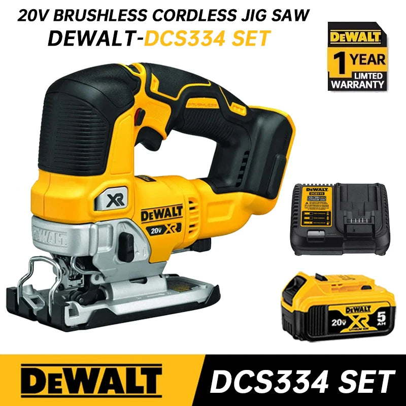 Ferăstrău cu rulare DEWALT DCS334 Ferăstrău cu perii 20V MAX cu mâner în D Ferăstrău cu rulare cu viteză variabilă Instrument electric multifuncțional DCS334B