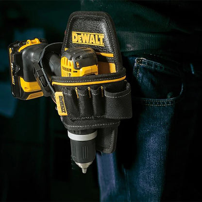 DEWALT DWST83486-1 Husă compactă pentru găurit, 6 buzunare Geanta pentru scule Mașină de găurit electrică, portabilă, cu rezistență ridicată la uzură, buzunar anti-alunecare