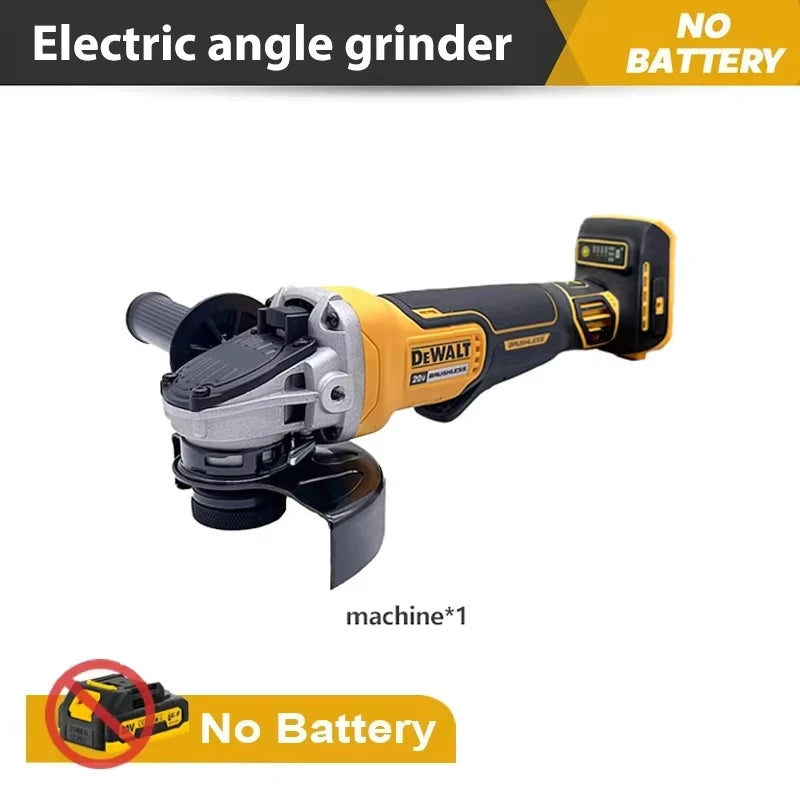 Dewalt DCG406 125MM Polizor unghiular fără perii 9000RPM Mașină de tăiat fără fir Mașină de lustruit cu impact 20V Unealtă electrică reîncărcabilă