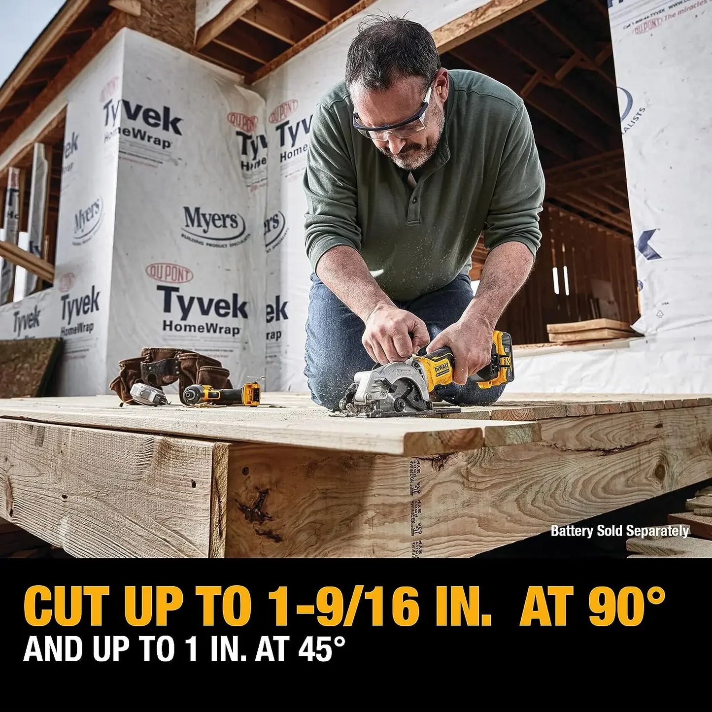 Ferăstrău circular DEWALT DCS571 ATOMIC 20V MAX 115MM 4-1/2-inch, fără perii, fără fir, mașină de tăiat ferăstrău pentru prelucrarea lemnului