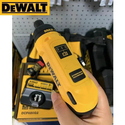 DEWALT DCF680G2 Șurubelniță fără fir 8V MAX* Set de șurubelnițe giroscopice Mâner Unelte electrice cu impact fără fir reîncărcabile