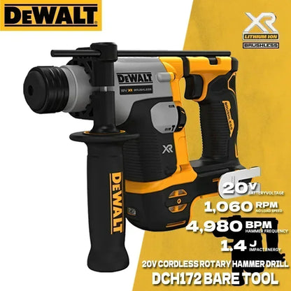 Ciocan rotativ cu acumulator DEWALT DCH172 20V MAX 5/8" Motor fără perii SDS PLUS Unelte electrice Mașină de găurit cu impact reîncărcabilă Dewalt