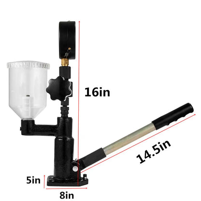 PS400AI/S60H Solenoid Valve Injector Tester Simulator Oil Return Clamp Fixture Adaptor Repair Tool