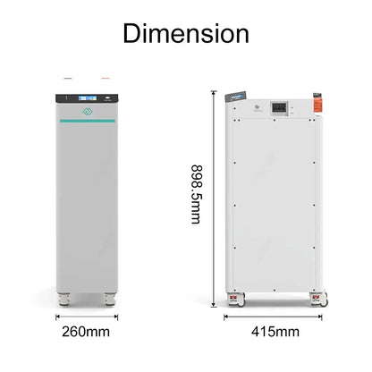 Poland Stock V4 Seplos 14.5KWH Lifepo4 Battery Kits  EVE280K Grade A+ With 10A Active Balancer Home Solar CAN RS485 Free To EU