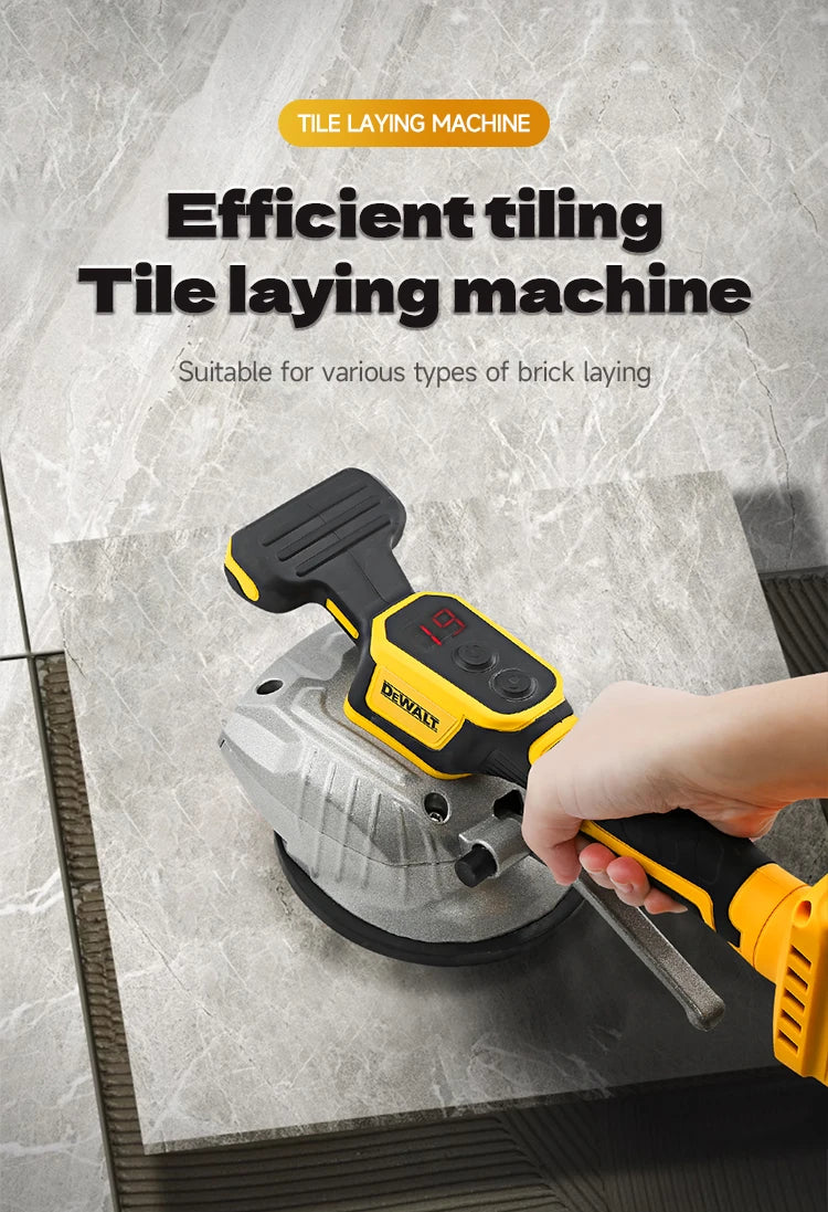 Dewalt Tile Tiling Machine Wall Floor Tile Laying Vibrating Tool 10000r/min 8 Speed Adjustable Tile Paving Device Power Tools