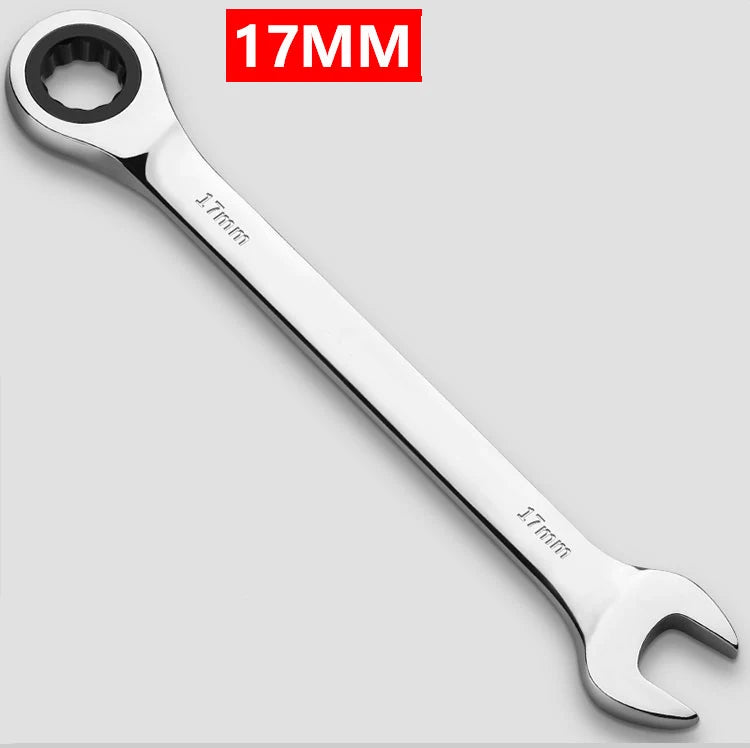 1 Piece  Ratchet Combination Wrench Spanner and Ring Gear Hand Tools Socket Torque Knife Nut Tools A Set of Key