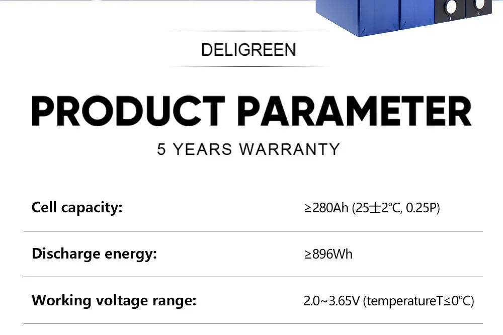 Polonia Grad A+ Lifepo4 Baterie CALB280AH 9000 de cicluri 12V 24V 48V Litiu Baterii reîncărcabile RV EV Stocarea energiei solare