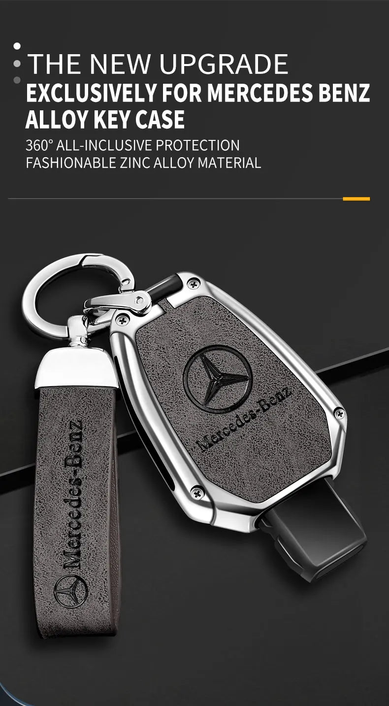 Car Key Case Fob Cover for Mercedes Benz A B C E Class GLS GLA GLK GLC CLS CLA SLK W203 W204 W205 W212 W463 W176 C180 GLK300 AMG