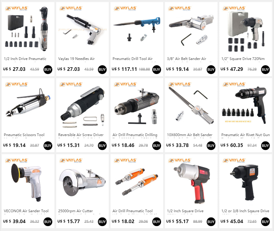 Cheie pneumatică/pneumatică cu clichet, mini scule pneumatice, instrument cheie, cap reversibil, unealtă pentru reparații auto, oțel aliat 41 N.m cuplu maxim