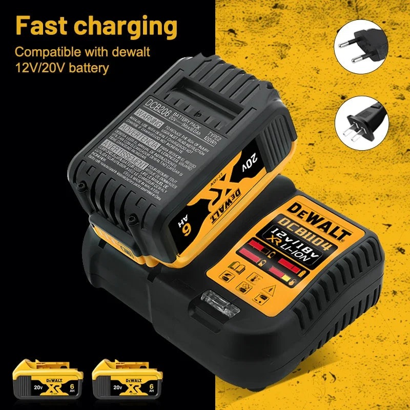 High Rate 100% Genuine Dewalt 20V Battery, 2AH 5AH 6AH 9AH Rechargeable Lithium Ion Battery, Dewalt DCB200 Power Tool Battery