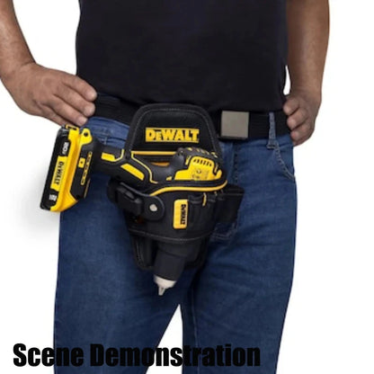 DEWALT DWST83486-1 Husă compactă pentru găurit, 6 buzunare Geanta pentru scule Mașină de găurit electrică, portabilă, cu rezistență ridicată la uzură, buzunar anti-alunecare