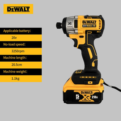 Dewalt Tools Wireless Drills DCD887 205N.M Brushless Impact Driver Electric Drill Power Tool For 20V Battery