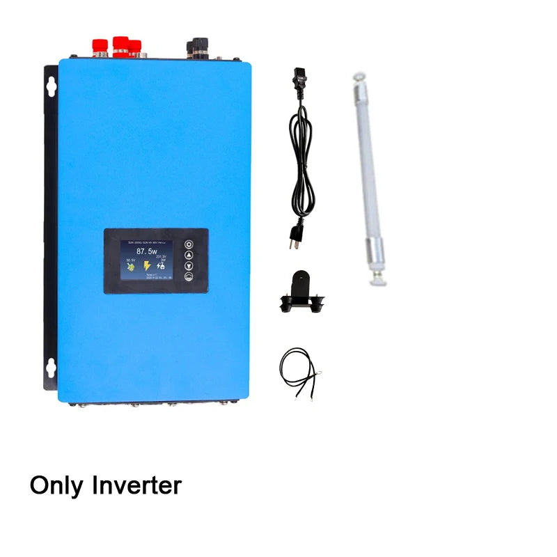 2000W Wind Power Grid Tie Inverter with Limiter/Wifi Dump Load Resistor for 3 Phase AC Wind Turbines Generator