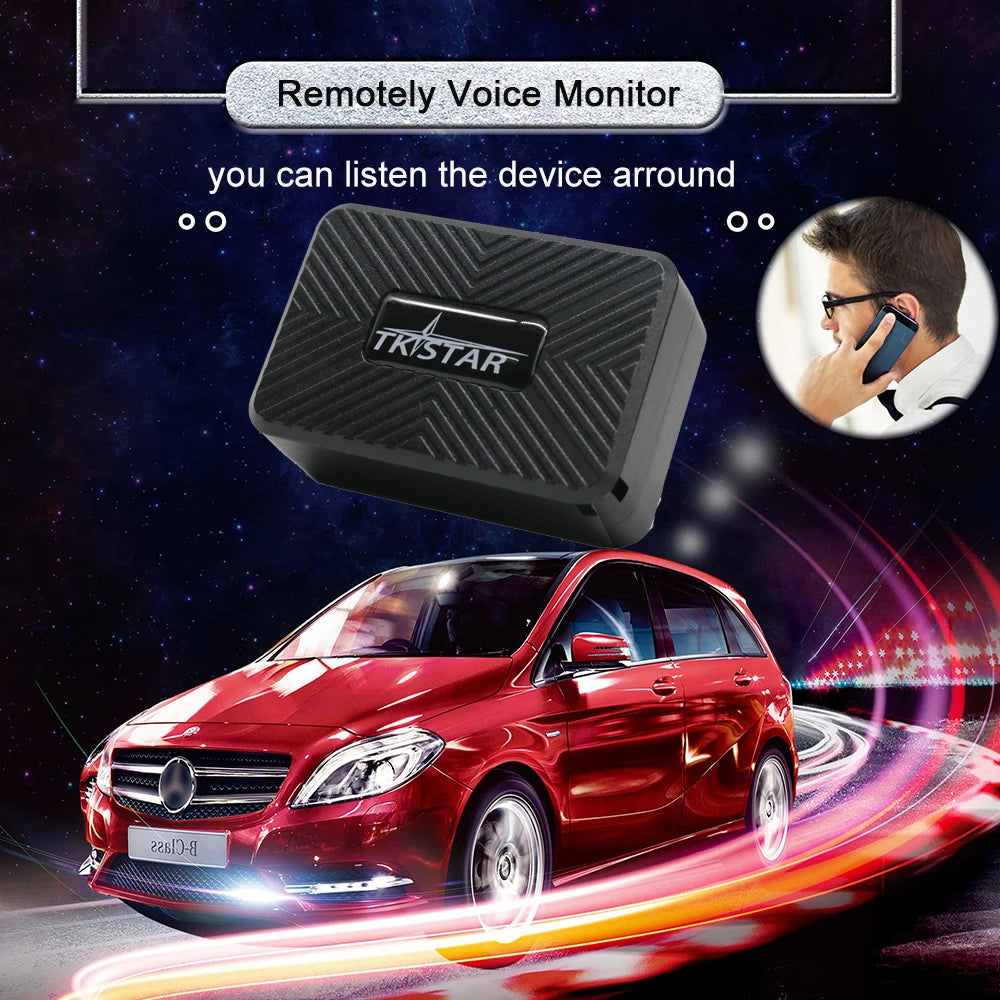 TKSTAR TK913 4G Mini GPS Tracker Aimant Puissant Localisateur GPRS Voiture Véhicule Moniteur Vocal Automatique Suivi en Temps Réel Application Web Gratuite