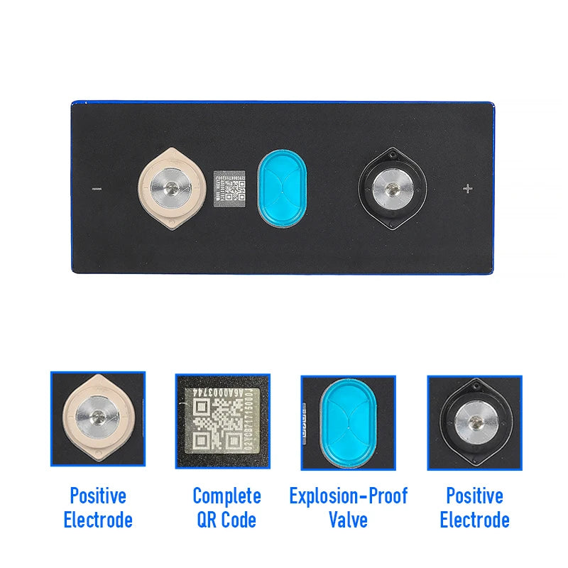 LifePo4 280Ah Grade A Batteries Poland Stock Battery 6000 Cycles Lifepo4 Battery 12V 48V Rechargable Battery For Solar