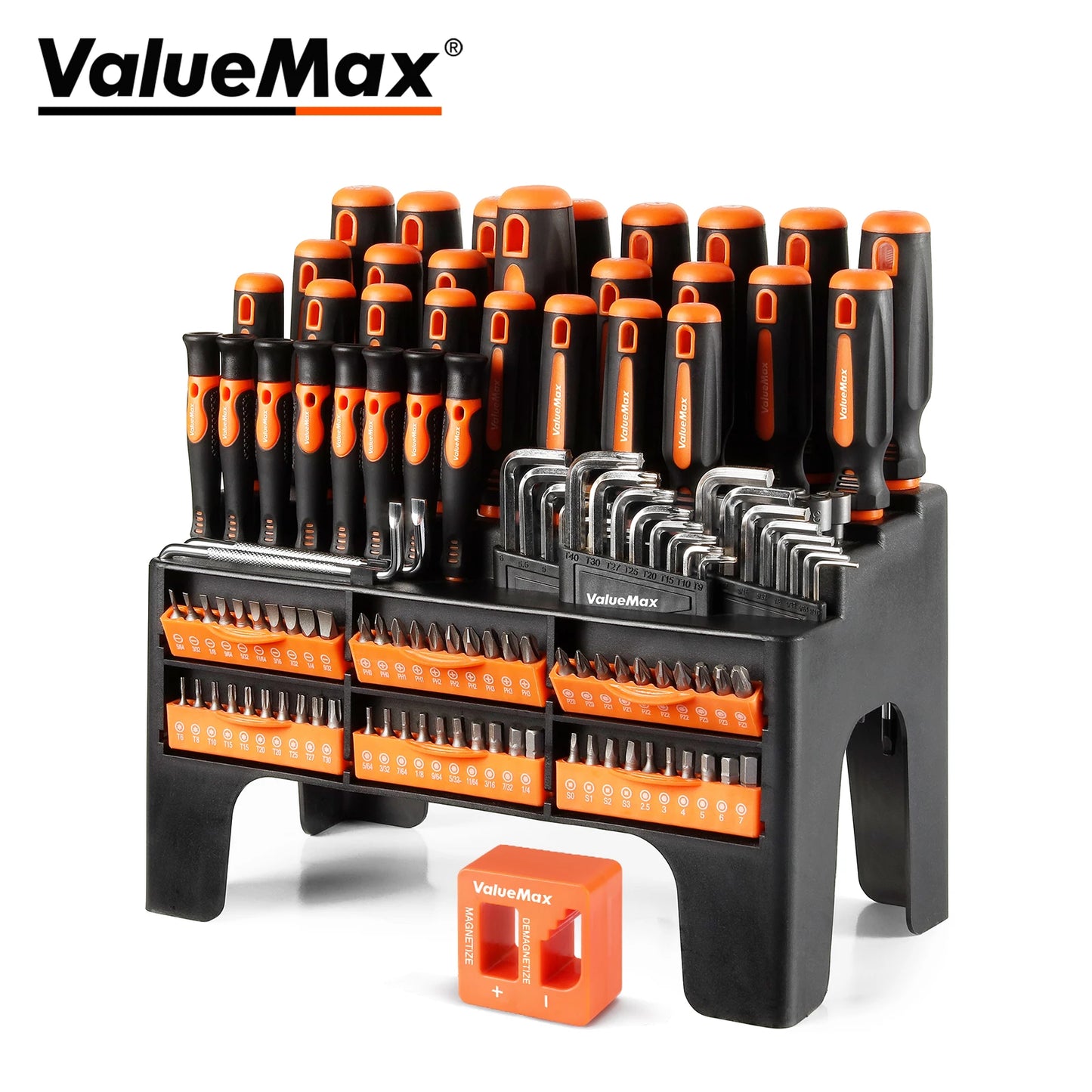 ValueMax Magnetic Screwdriver Bits Set PH2 Precision Phillips Slotted Screw Bit Multifunctional Home Repair Tool CRV Screwdriver