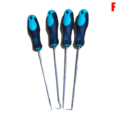 4Pcs/Set Car Long Pick and Hook Gasket Puller Repair Tools Tools Removing Car Oil Seal O-Ring Seal Auto Disassembly Accessories