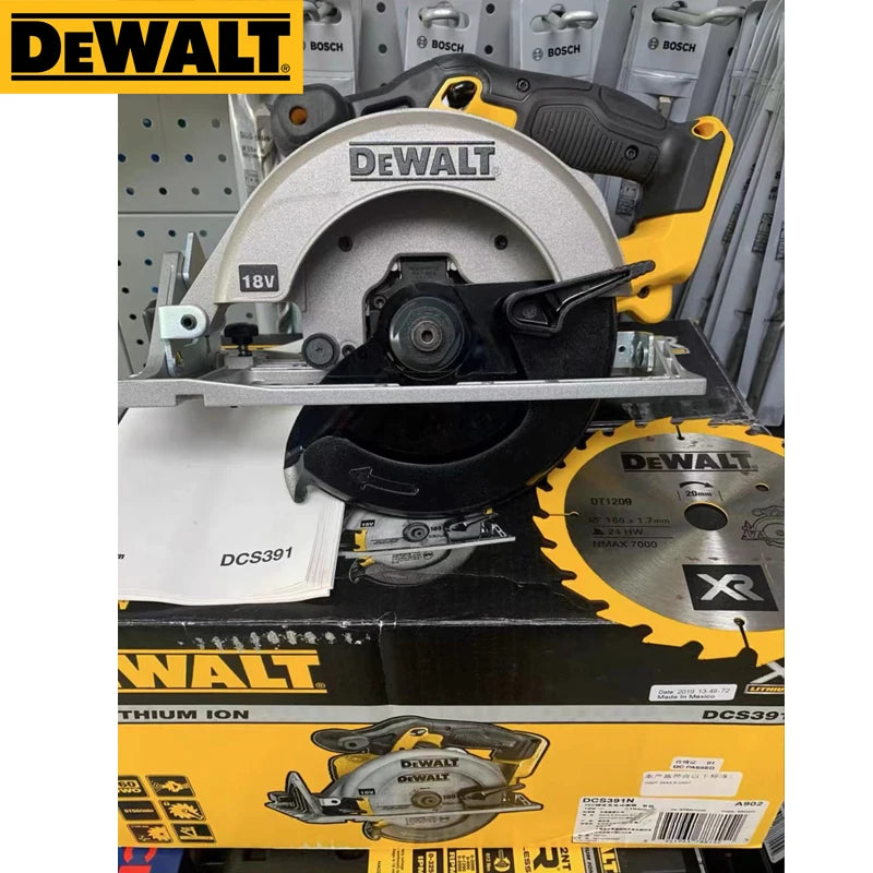 DEWALT DCS391 Fierăstrău circular fără fir Instrument nu Mașină de tăiat multifuncțională pentru prelucrarea lemnului Ferăstrău electric Instrument electric DCS391N